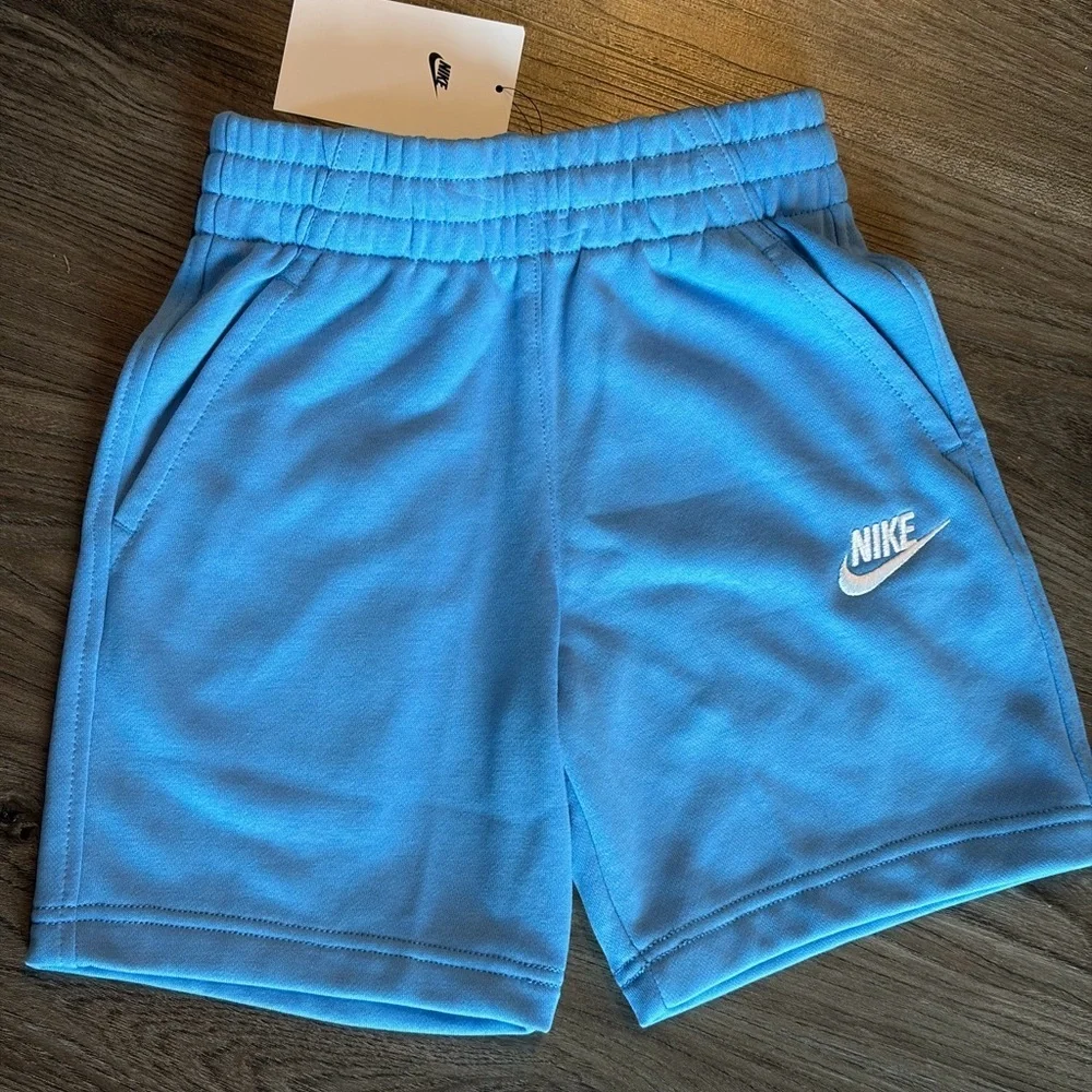 Nike All Kids Fit Sportswear Club Fleece French Terry Shorts - Size Youth XS